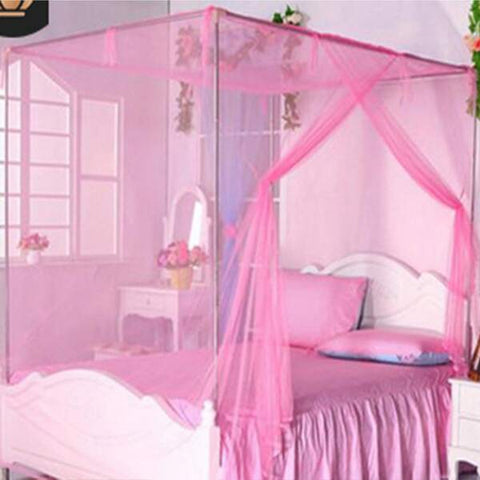 Mosquito Nets Pure Color Extra Secret Double Bed Lightweight Bedding Mosquito Nets For Home Travel